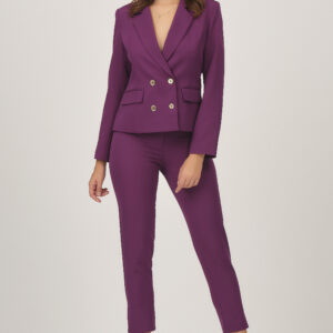 Crop suit blazer