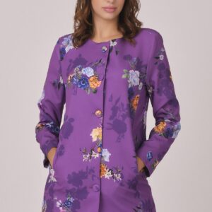 Floral printed jacket