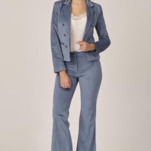 Corduroy jacket with button